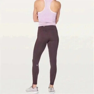 LULULEMON Fast As Fleece Tight | Black Cherry 28"